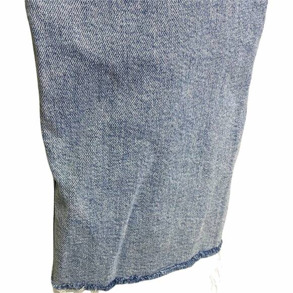 Re/Done Women Jean Originals 70s Stove Pipe 5 Button Fly High Rise Light Wash 30 - Picture 4 of 7